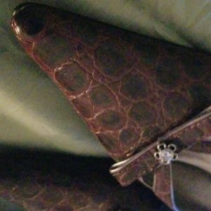 Burgandy leather shoes